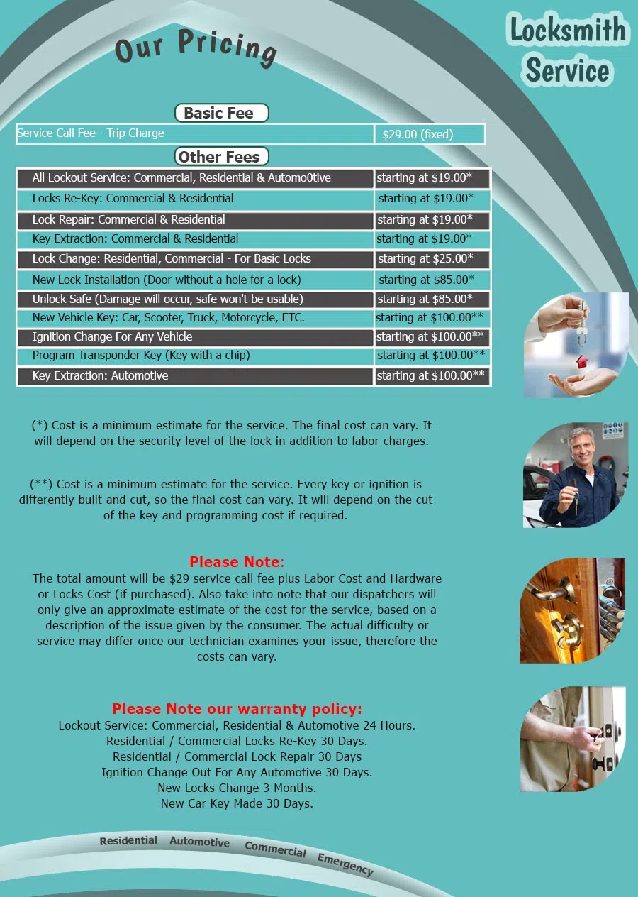 Father Son Locksmith Shop Manville, NJ 908-379-3021